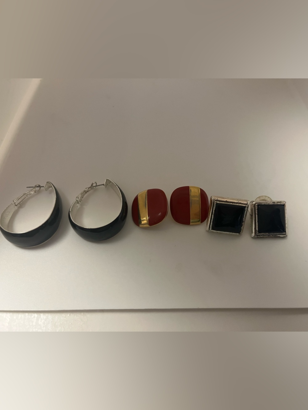 Lot of 3 Vintage Earrings